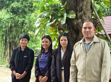 กองประสานงานโครงการพระราชดำริและเจ้าหน้าที่ศูนย์ถ่ายทอดเทคโนโลยีการสหกรณ์ที่ 13 ลงพื้นที่และเข้าร่วมประชุมเพื่อติดตามความคืบหน้าโครงการก่อสร้างห้องเรียนธรรมชาติ และเตรียมการจัดงานพิธีวางศิลาฤกษ์ ... พารามิเตอร์รูปภาพ 7
