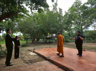 กองประสานงานโครงการพระราชดำริและเจ้าหน้าที่ศูนย์ถ่ายทอดเทคโนโลยีการสหกรณ์ที่ 13 ลงพื้นที่และเข้าร่วมประชุมเพื่อติดตามความคืบหน้าโครงการก่อสร้างห้องเรียนธรรมชาติ และเตรียมการจัดงานพิธีวางศิลาฤกษ์ ... พารามิเตอร์รูปภาพ 3